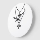 Chain & Pendant ラージ壁時計 (傾斜)