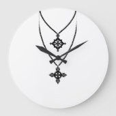 Chain & Pendant ラージ壁時計 (正面)