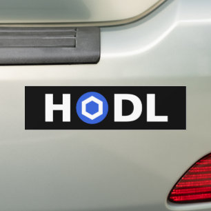 Chainlink (LINK) HODLバンパーステッカー バンパーステッカー