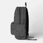 Chainmail Medieval Armor プリントバックパック (右)