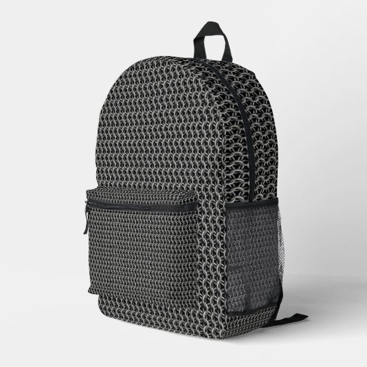Chainmail Medieval Armor プリントバックパック (裏面右端)