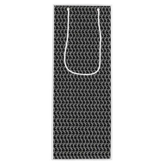 Chainmail Medieval Armor ワインギフトバッグ (正面)