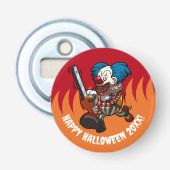 Chainsaw Clown Happy Halloween! Add The Year 栓抜き (正面)