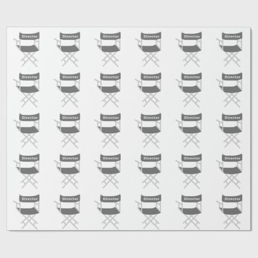 Chairディレクターの ラッピングペーパー (フラット)