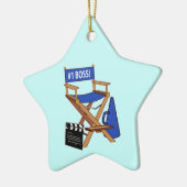 Chairディレクターの: 第1ボス セラミックオーナメント (左)