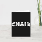 Chair  カード (正面)