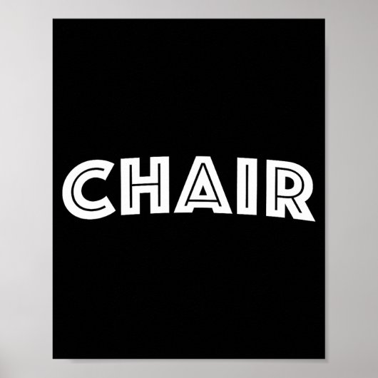Chair  ポスター (正面)