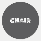 Chair  ラウンドシール (正面)