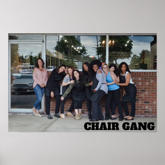 CHAIR GANG poster ポスター (正面)