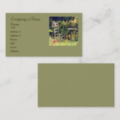 「Chair with Hat in Garden」名刺 名刺 (正面/裏面)