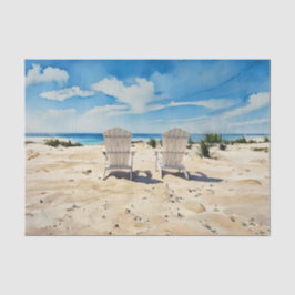 Chairs in the Sand Tissue Paper 薄葉紙