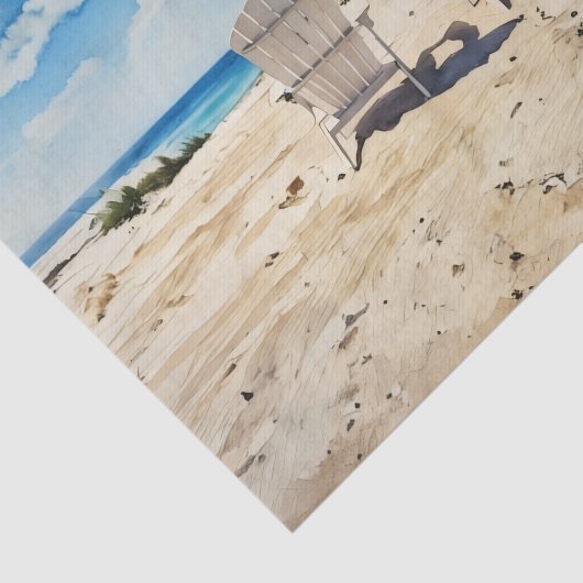 Chairs in the Sand Tissue Paper 薄葉紙 (詳細)