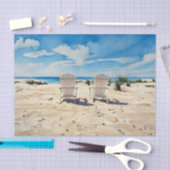 Chairs in the Sand Tissue Paper 薄葉紙 (クラフト)