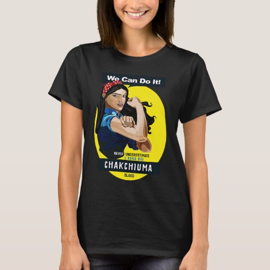 Chakchiuma Native American Indian Woman No Underes Tシャツ (正面)