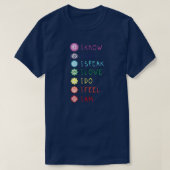 Chakra Alignment Yoga Meditation Spiritual Men Tシャツ (デザイン正面)
