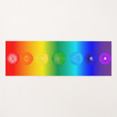 Chakra+Creation Mandala ヨガマット (正面(横))