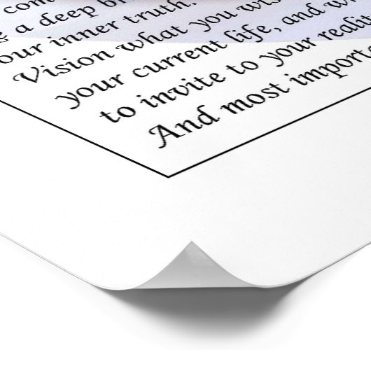 Chakra Diagram and Gemstone Directory Chart ポスター (角)