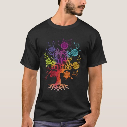 Chakra dyes for women Tantra Man Law of Tシャツ (正面)