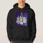 Chakra hooded black long sleeve zipper Sweat-Shirt パーカ (正面)