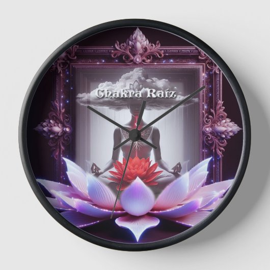 Chakra Raíz (Muladhara) 壁時計 (正面)
