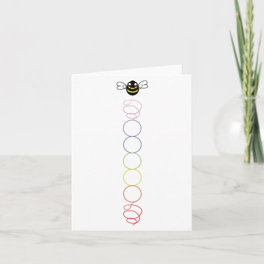 Chakra Spiral Note Card (Blank Inside) サンキューカード (正面)