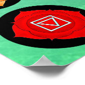 Chakras Centers Chart Chi Energy ポスター (角)