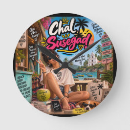 Chal Susegad! — Susegad is a Lifestyle ラウンド壁時計