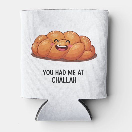 Chalah Bread Hanukkah Jewishで私を見た 缶クーラー (正面)