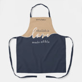 Chalah is Love made食用海軍とTANスクリプト エプロン (正面)
