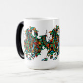 Chalchiuhtototlin – 若い戦士のパトロン モーフィングマグカップ (正面左)