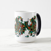 Chalchiuhtototlin – 若い戦士のパトロン モーフィングマグカップ (正面右)