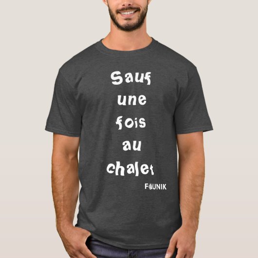 Chalet d'Au de fois d'une de T-shirt Faunik - de Tシャツ (正面)