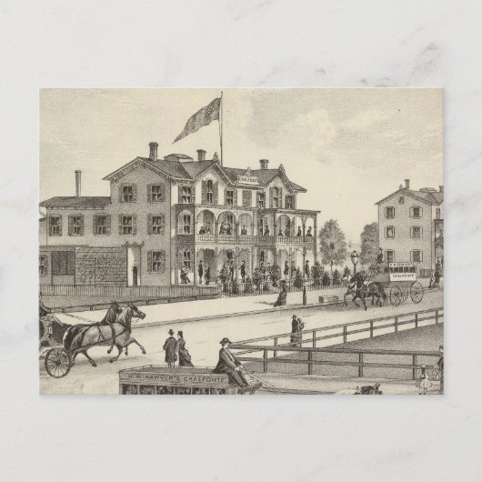 ChalfonteのCape May都市、ニュージャージー ポストカード (正面)