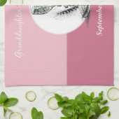 Chaliceの孫娘ファースト・コミュニオンピンク キッチンタオル (折り畳み)