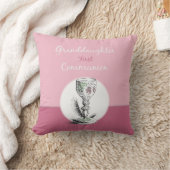 Chaliceの孫娘ファースト・コミュニオンピンク クッション (ブランケット)