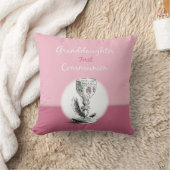 Chaliceの孫娘ファースト・コミュニオンピンク クッション (ブランケット)