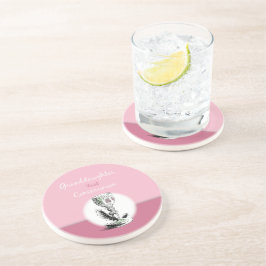 Chaliceの孫娘ファースト・コミュニオンピンク コースター