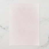 Chalice Host First Communion girl 箔招待状 (裏面)