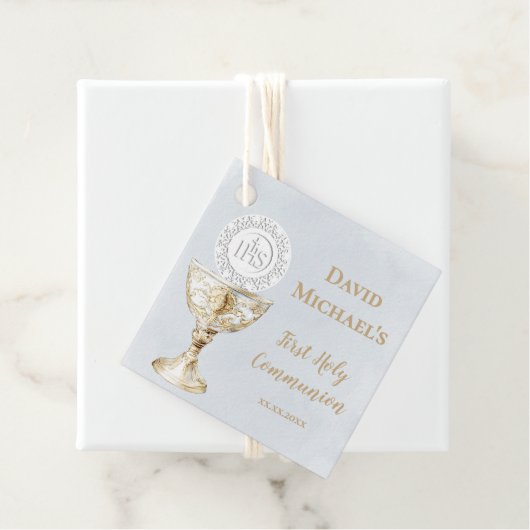 Chalice Host First Holy Communion フェイバータグ (インサイチュ)