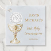 Chalice Host First Holy Communion フェイバータグ (正面)