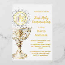 Chalice Host First Holy Communion