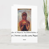 Chalice of Mystery -スピリチュアルアートby Odilon Redon カード (裏面)