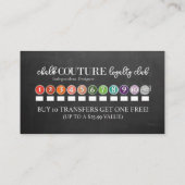 Chalk Couture Custom Business Card 名刺 (裏面)