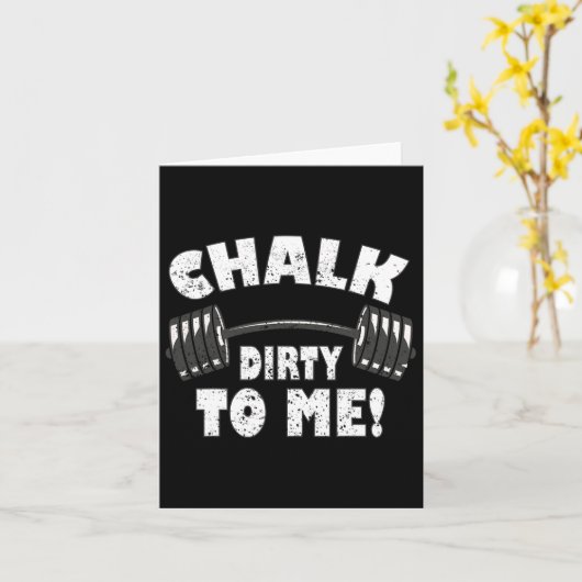 Chalk Dirty To Me  カード (黄色い花)