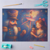 Chalk Drawing Cute Nutcracker Ballet Christmas 薄葉紙 (クラフト)