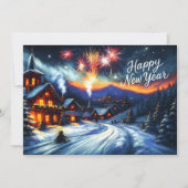 Chalk Drawing Inspirational New Year's Card 2 カード (正面)