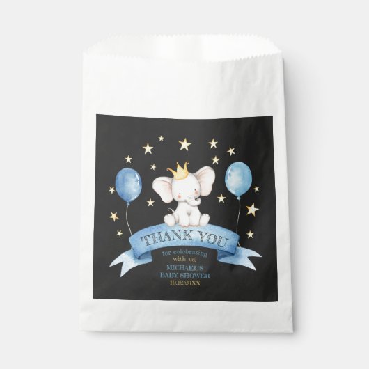 chalk elephant STARS BALLOONS フェイバーバッグ (正面)