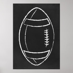 chalk football ポスター