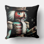 Chalk Illustrated Christmas Nutcracker クッション (裏面)