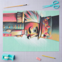 Chalk llustrated Christmas Nutcracker 薄葉紙